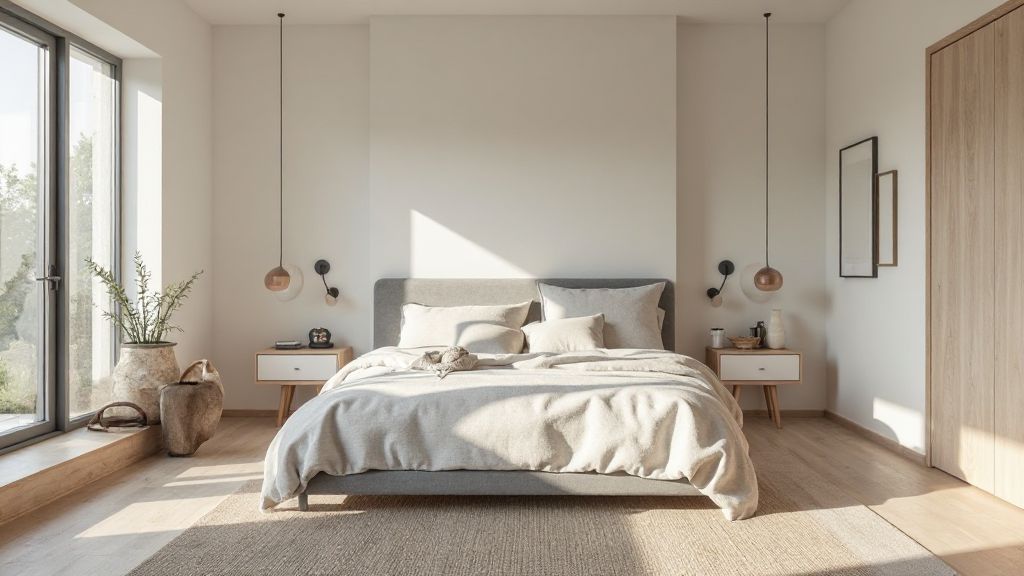 minimalist bedroom decoration