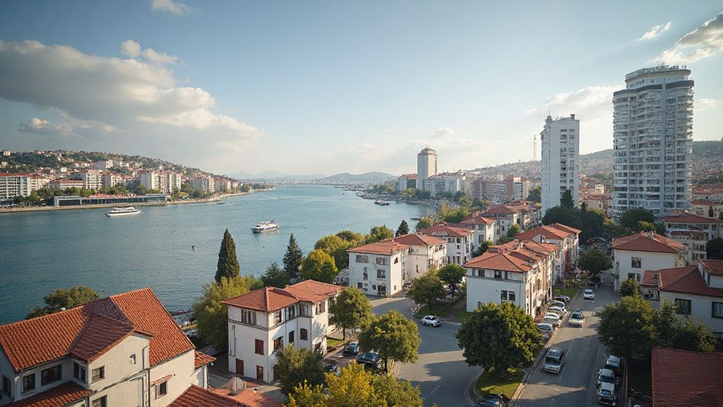 besiktasta bogaz manzarali esyali kiralik daire