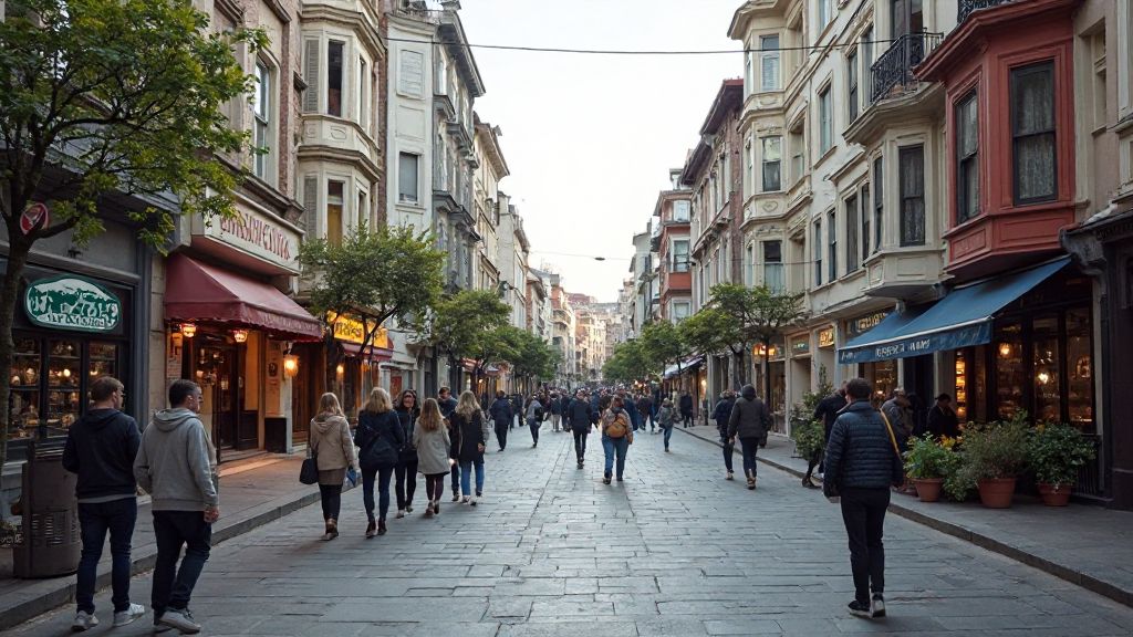 beyoğlu gezilecek yerler, galata kulesi'ne çıkan merdiven
