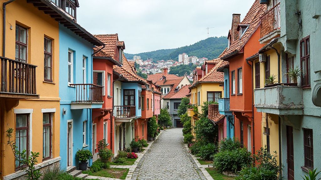 balat renkli evler, kiremit caddesi, sancaktar yokuşu