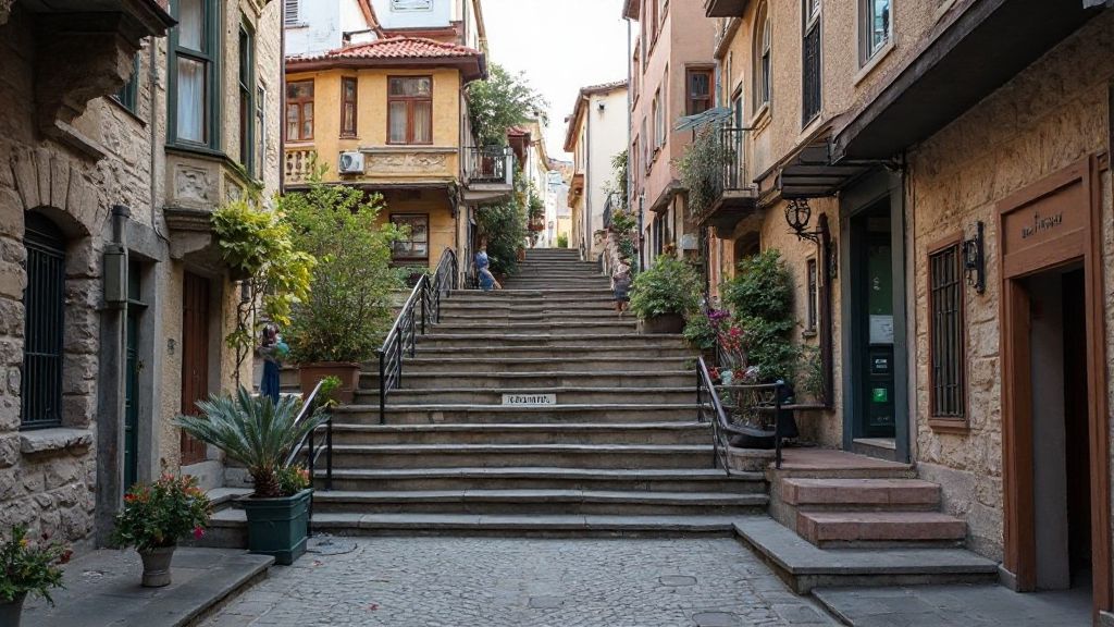 karaköy kamondo merdivenleri