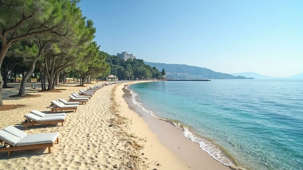 Adalar gezilecek yerler Kınalıada Plajları 
