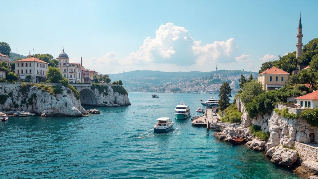 Adalar vapuruyla yolculuk