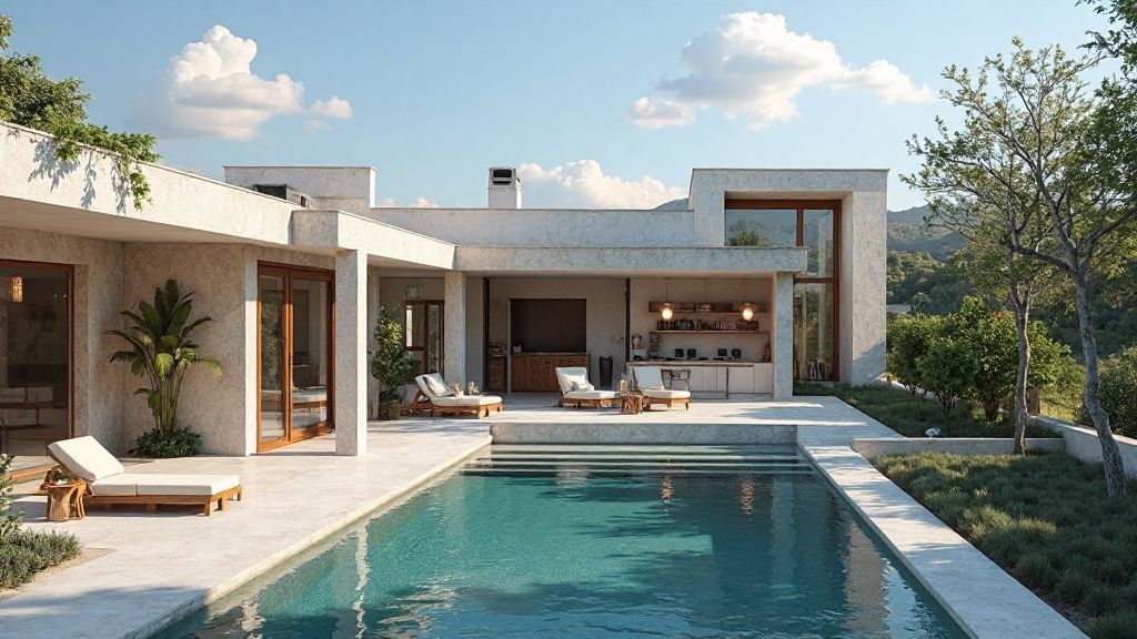 modern villa