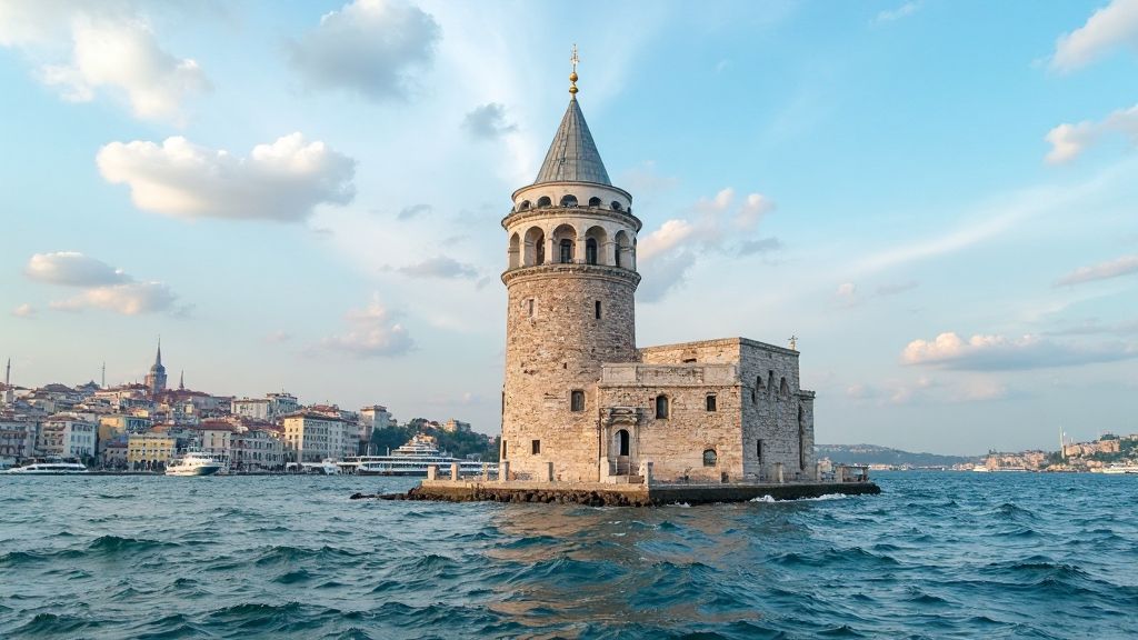İstanbul simgeleri, kız kulesi, üsküdar