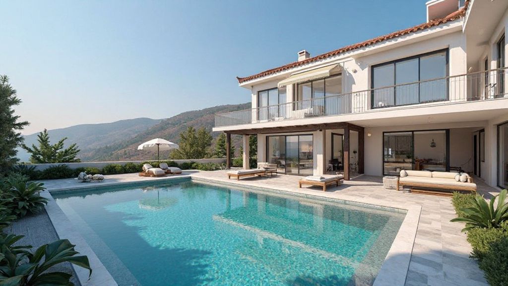 kış tatili için kiralık villa