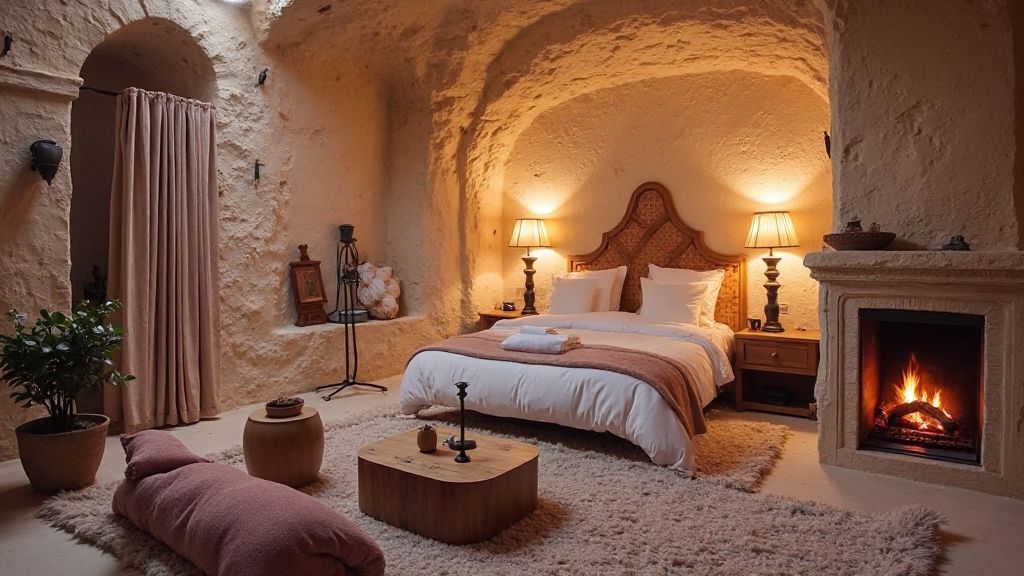kapadokya otel, kapadokya taş otel, cappadocia tuğhan stone house