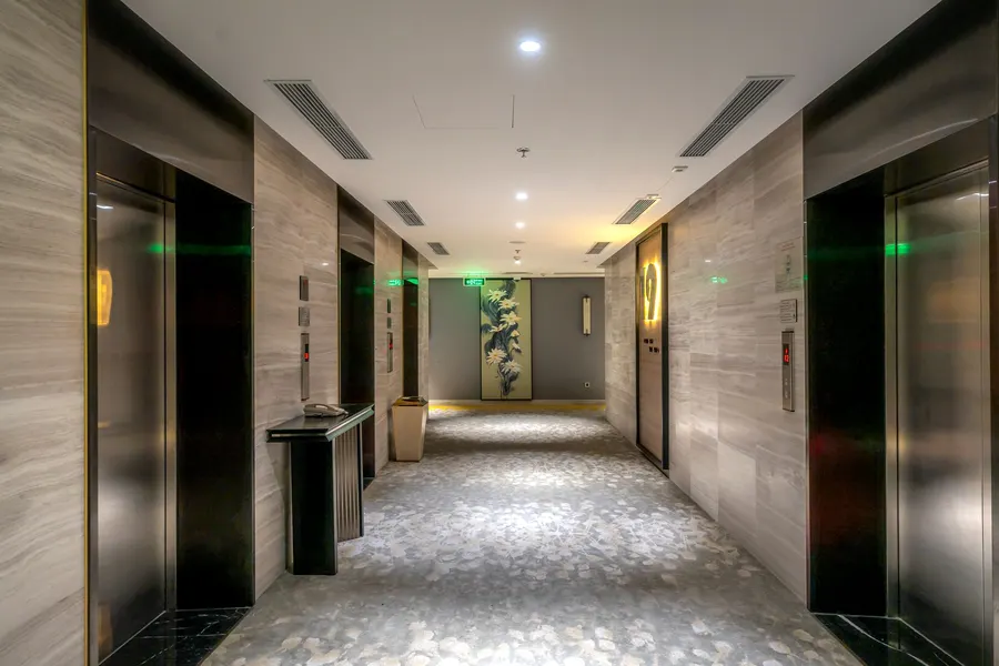 Lift lobby of a residence building